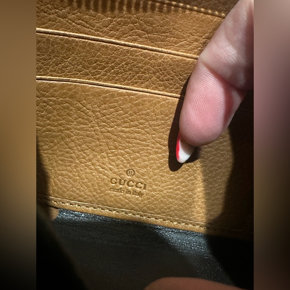 Gucci Long Zippy Tan Marrakech Leather Wallet w/GG Braid Tassels - Picture 11 of 13